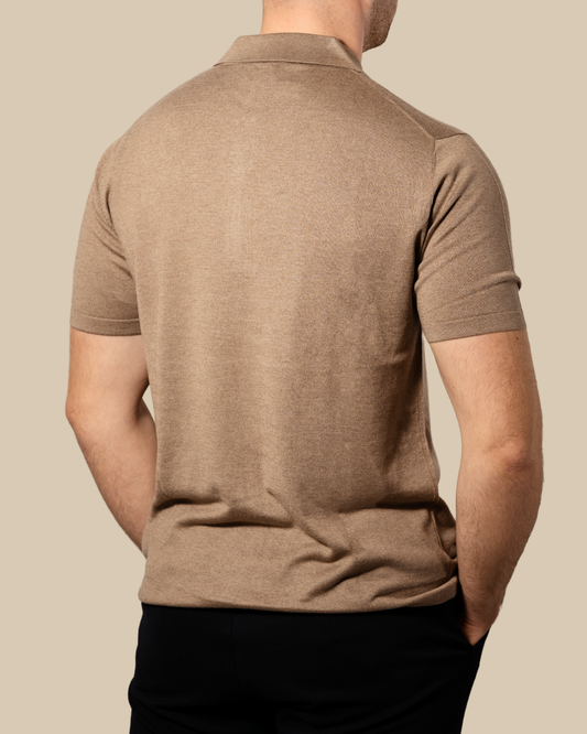 Laur Silk-Cashmere Polo