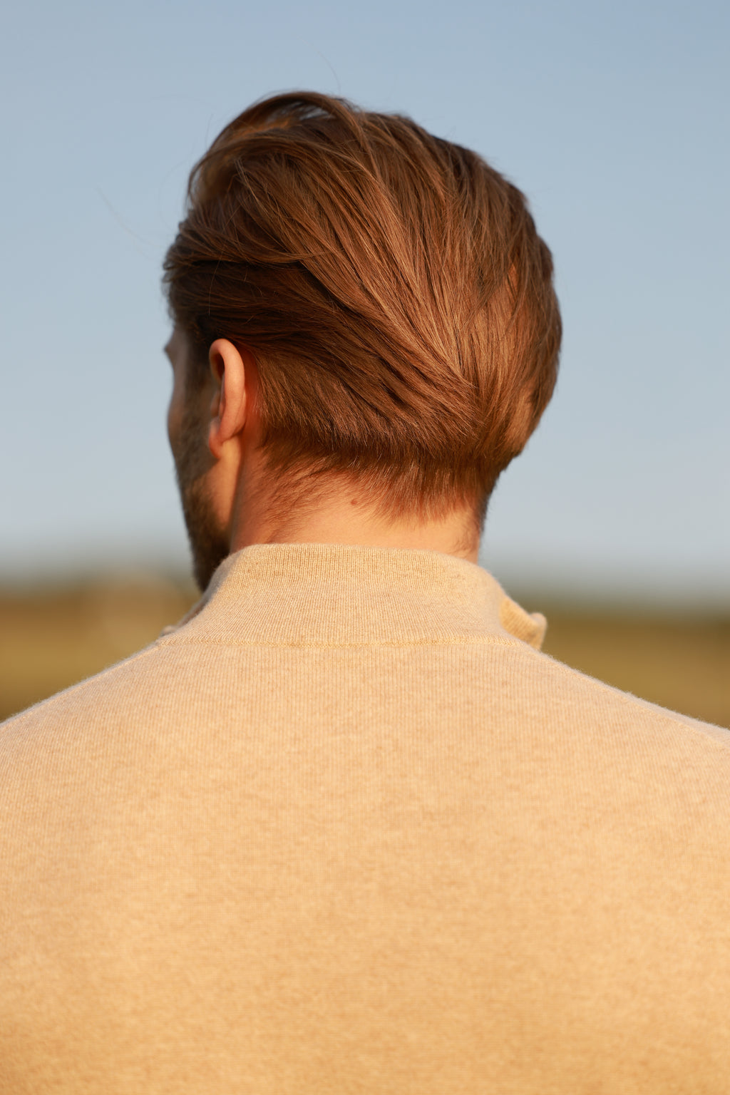 Pulover Half-Zip — Cașmir Pur
